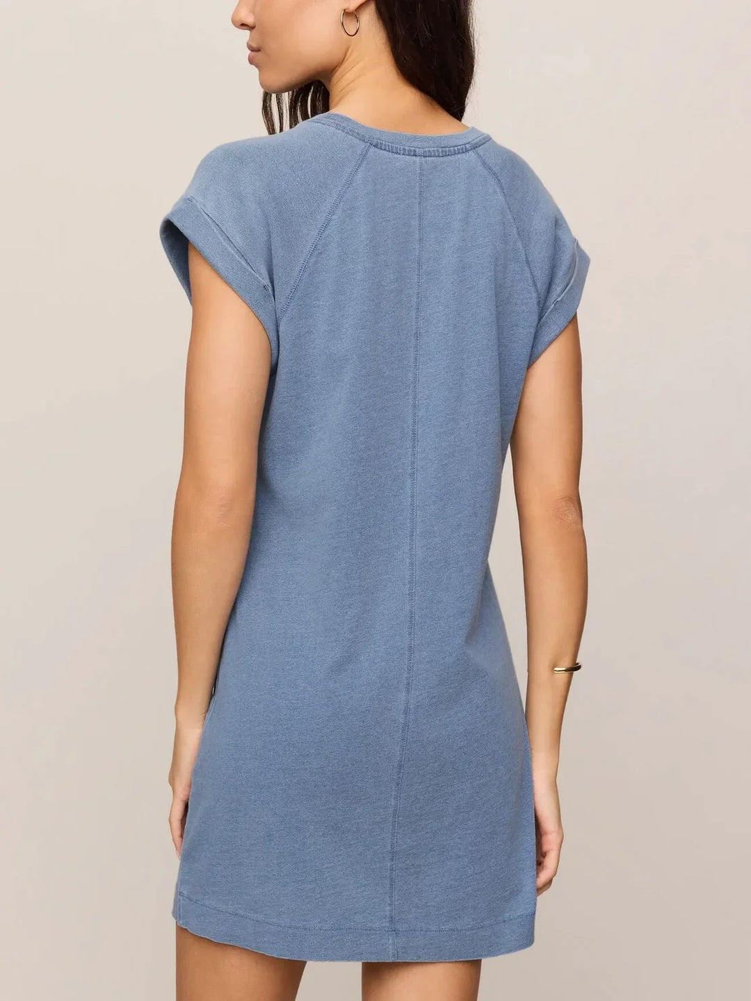 Tate Jersey Denim Mini Dress