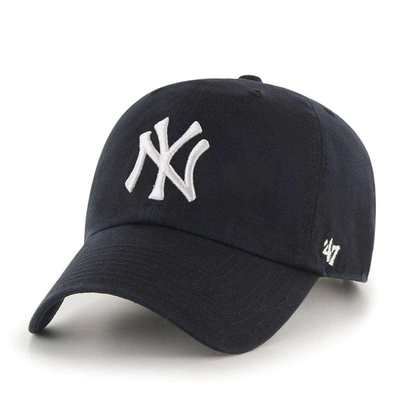 New York Yankees  '47 Clean Up Black/White Logo