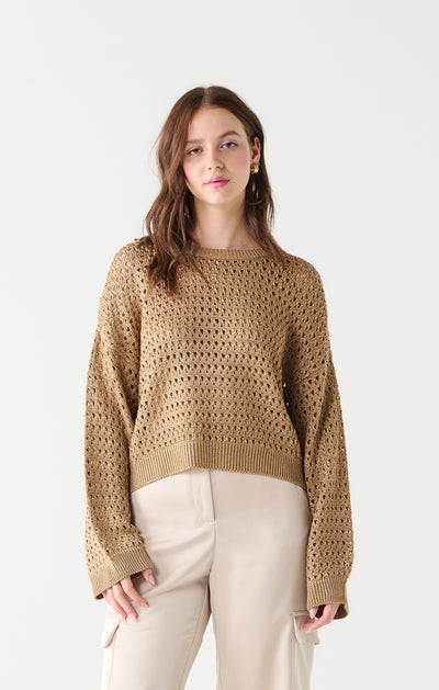 Trinity Crochet Knit Sweater