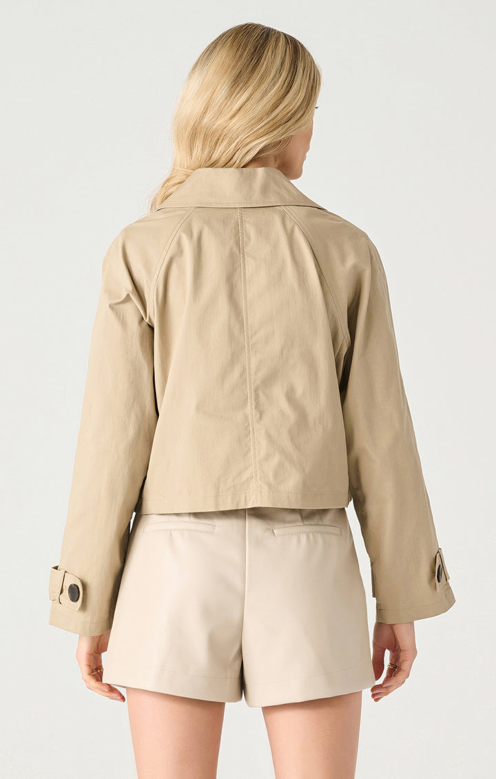 Blair Cropped Trench Coat