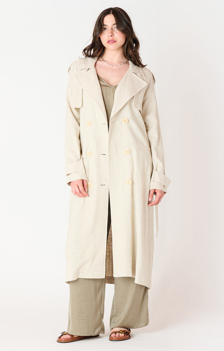 Suki Linen Trench