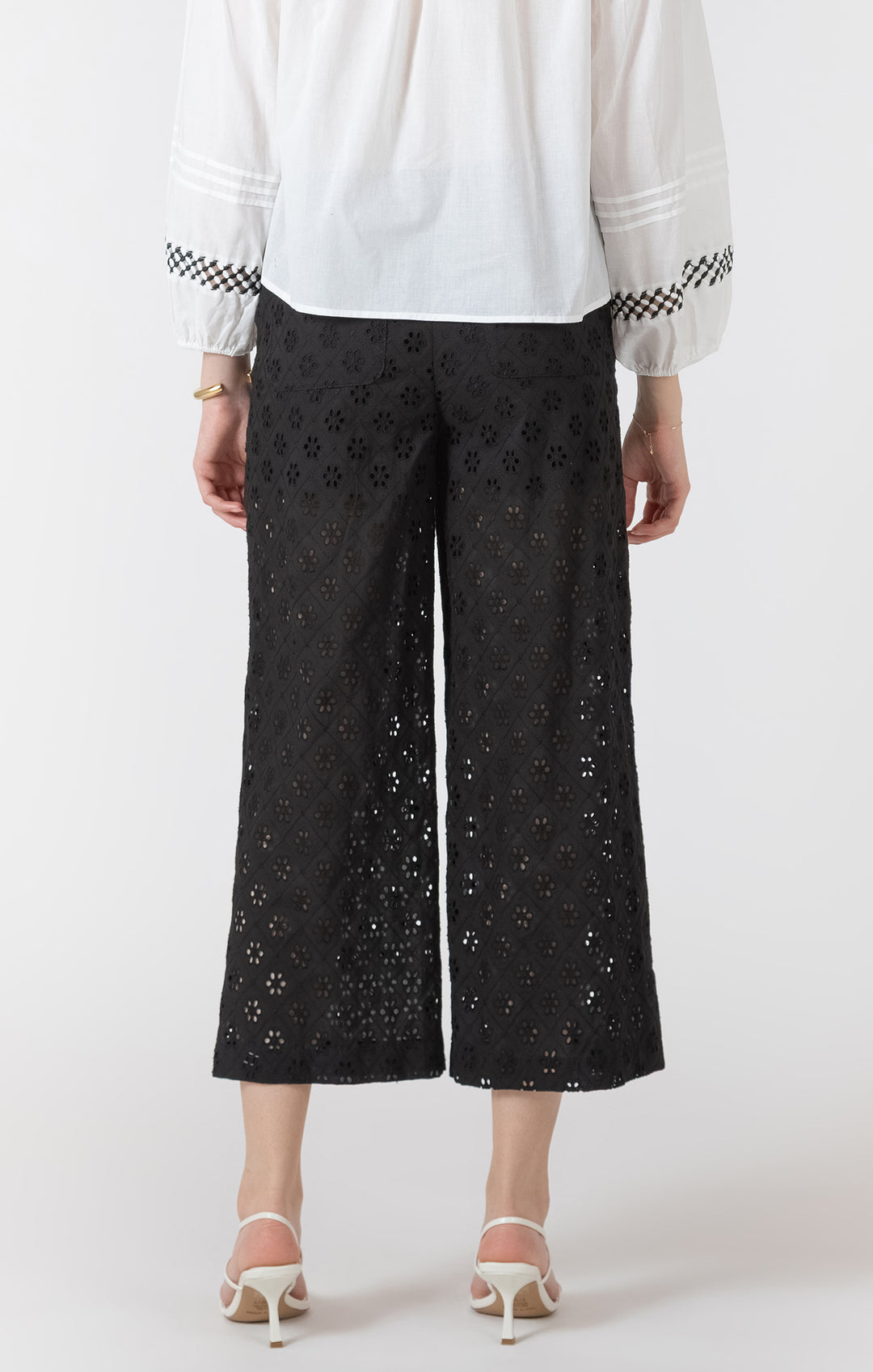 Peyton Openwork Embroidery Pant