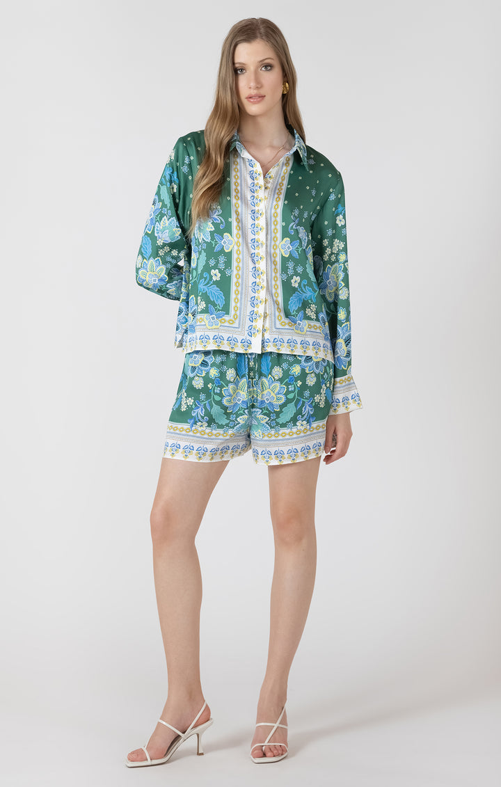 Lucy Satin Pull On Shorts