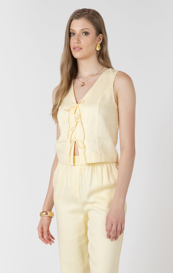 Jane Tie Front Top