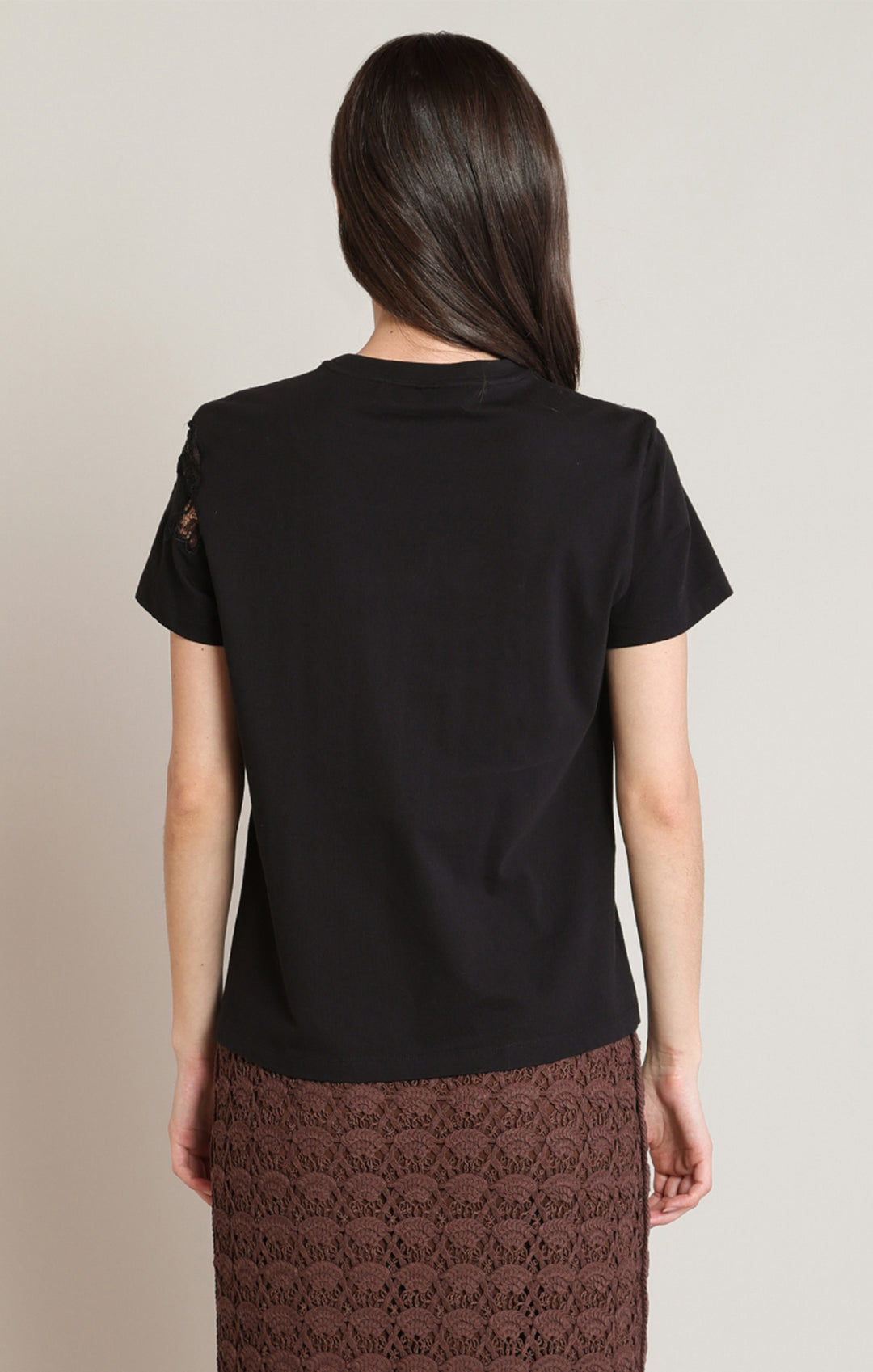 Lace Embroidered Tee
