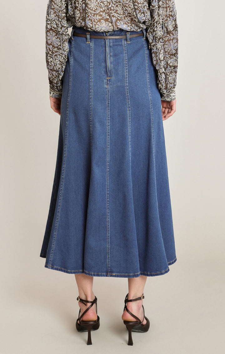 Denim Maxi Skirt