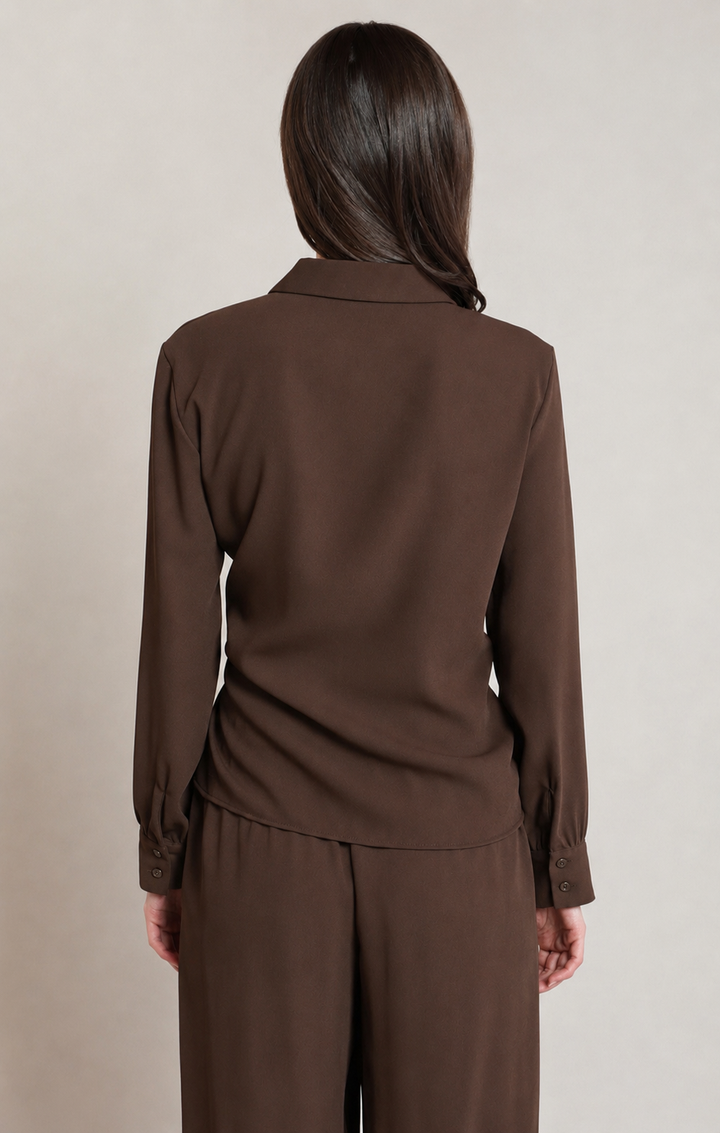 Knotted Button Down Blouse