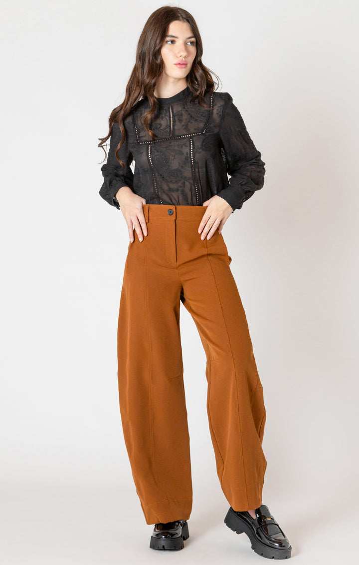Trinity Barrel Leg Trouser