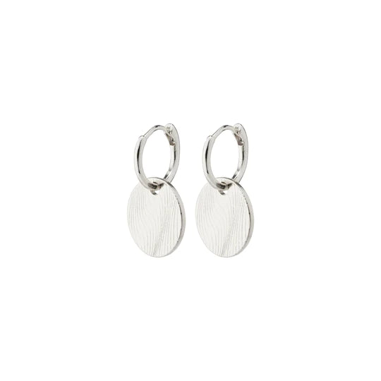 Love Coin Hoop Earrings