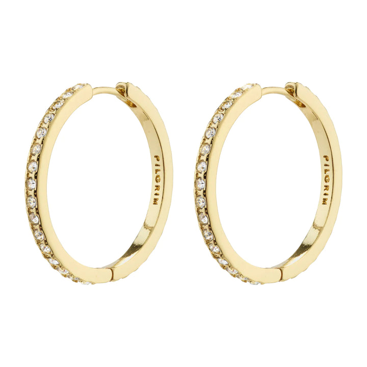 Be Crystal Hoop Earrings