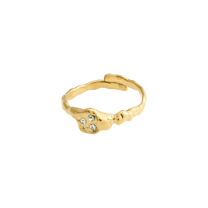 Breathe Recycled Crystal Ring