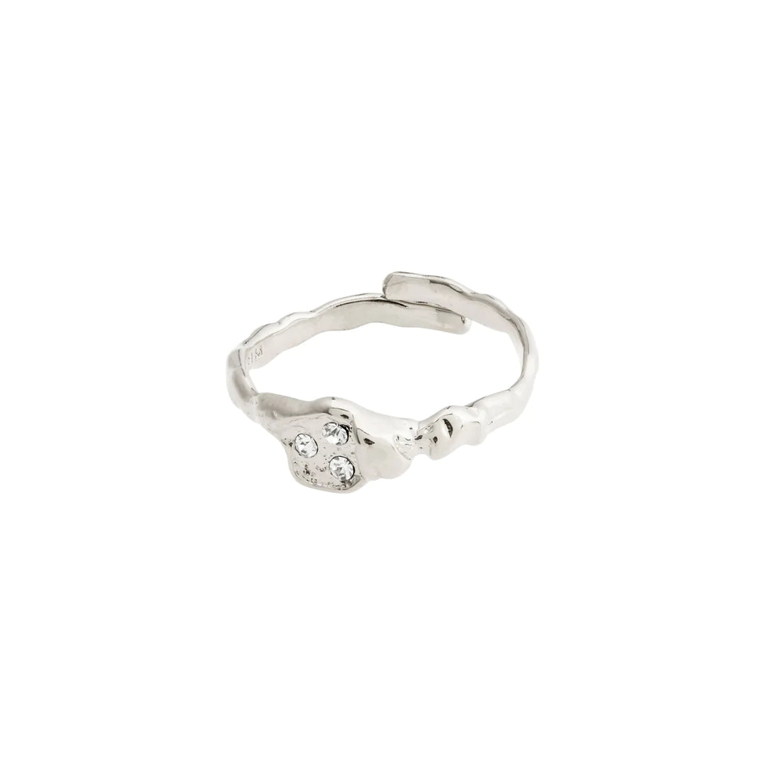 Breathe Recycled Crystal Ring