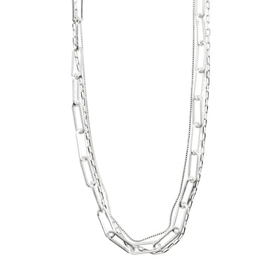 Freedom Cable Chain Necklace 3-in-1 Layered Set