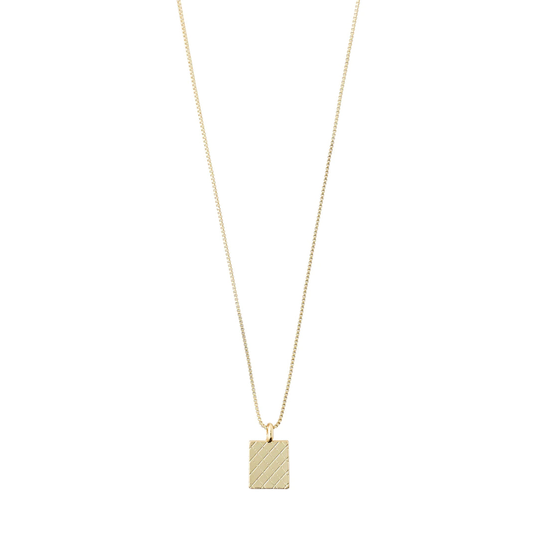 Blossom Square Coin Necklace
