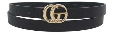 Gia Small Gold Buckle Belt
