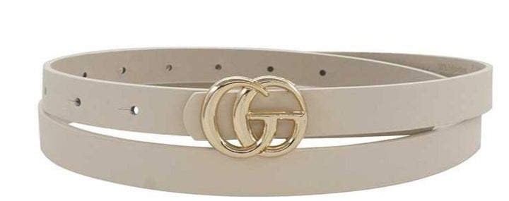 Gia Small Gold Buckle Belt