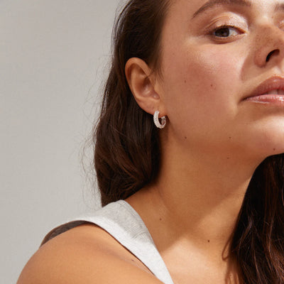 Anitta Recycled Bubble Hoop Earrings