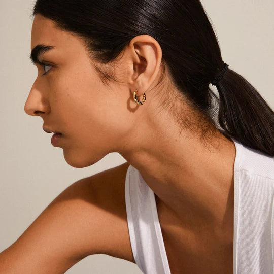 Taffy Small Swirl Hoops