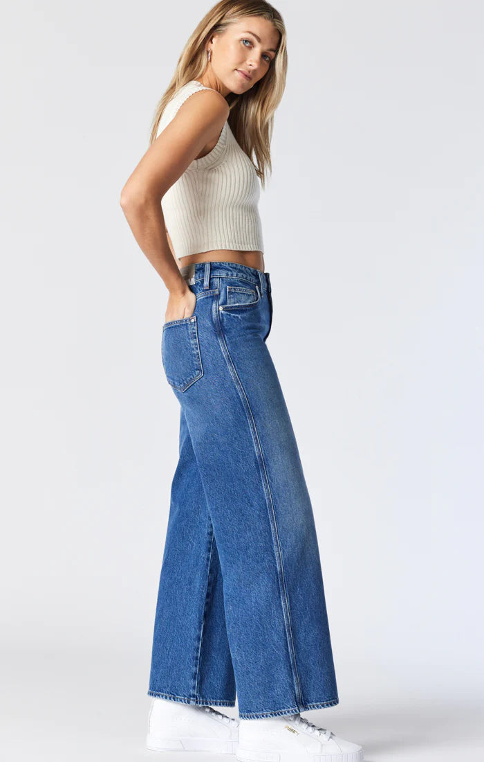 Miami Wide Leg Dark True Blue