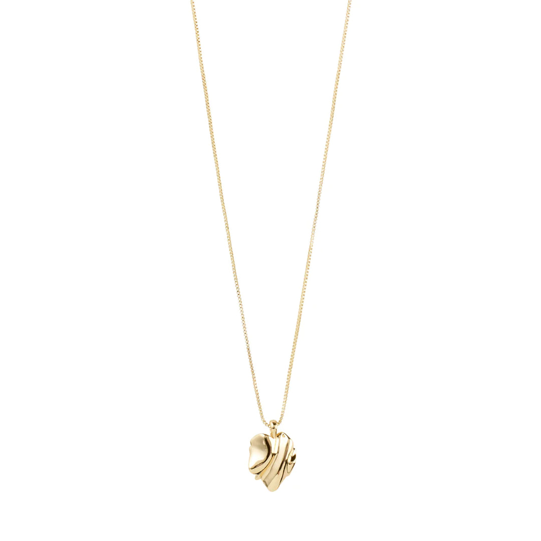 EM wavy pendant necklace