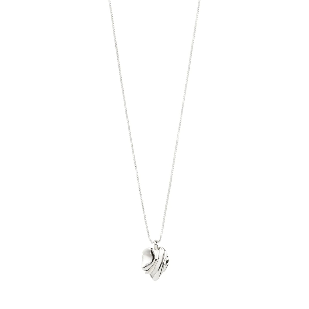 EM wavy pendant necklace