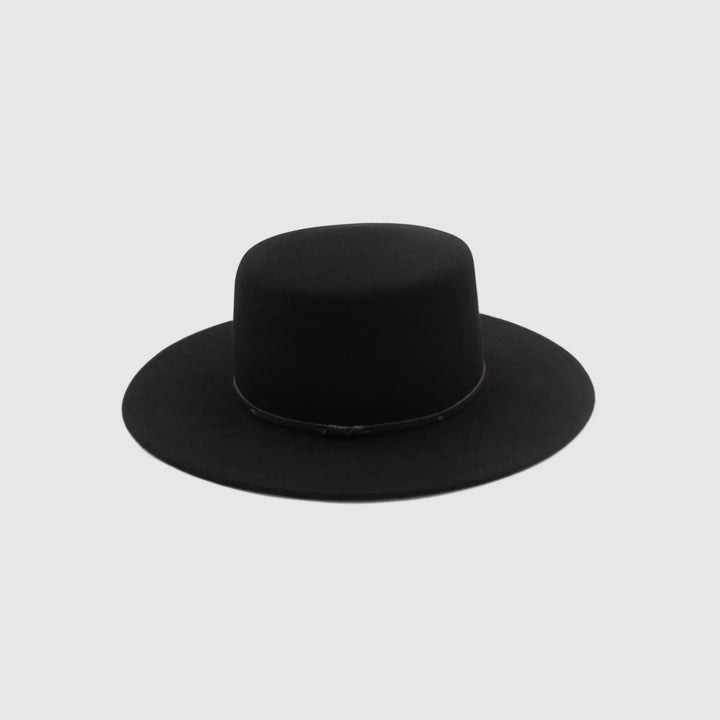 Matilda Flat Brim Boater