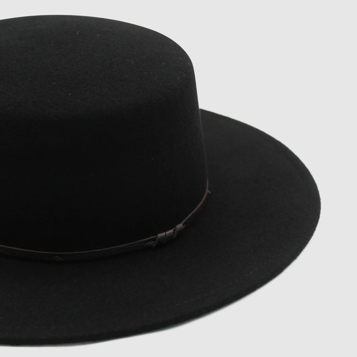 Matilda Flat Brim Boater