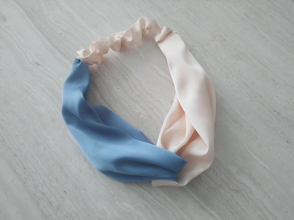 Satin Two Tone Intertwined Headband