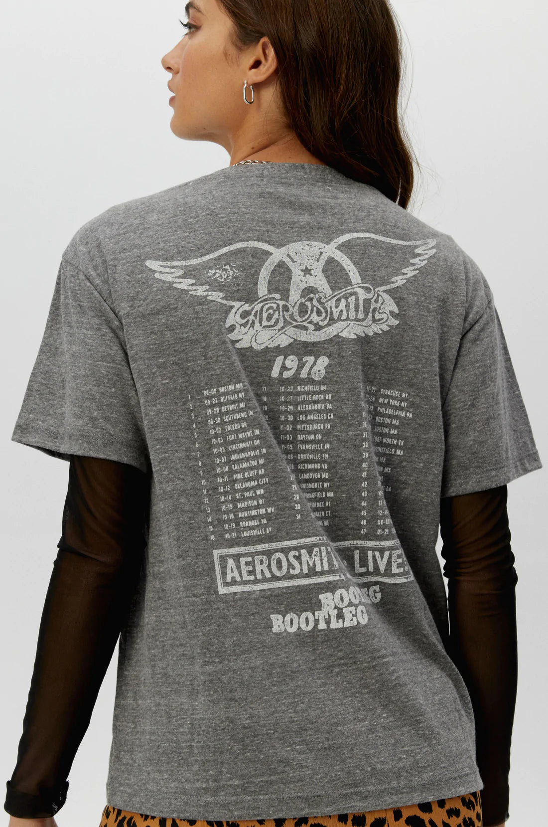 Aerosmith Tour 1978 Boyfriend Tee