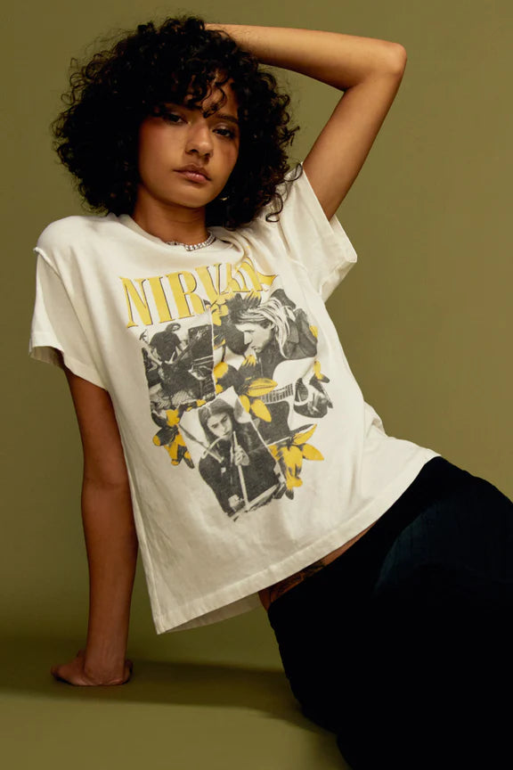 Nirvana Collage Reverse Girlfriend Tee