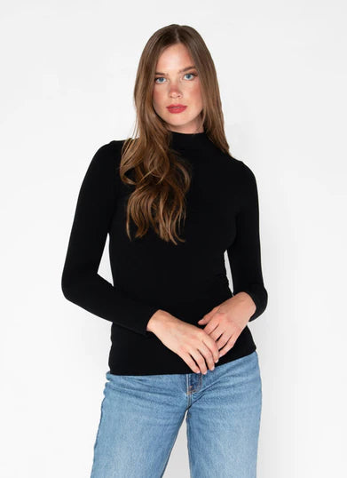 Bamboo Mock Neck Top