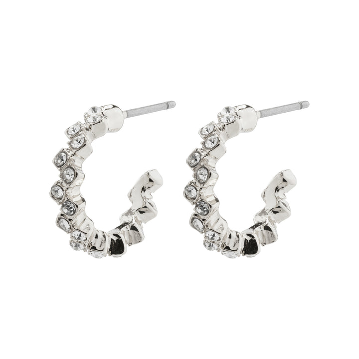 Jolene Small Crystal Hoops