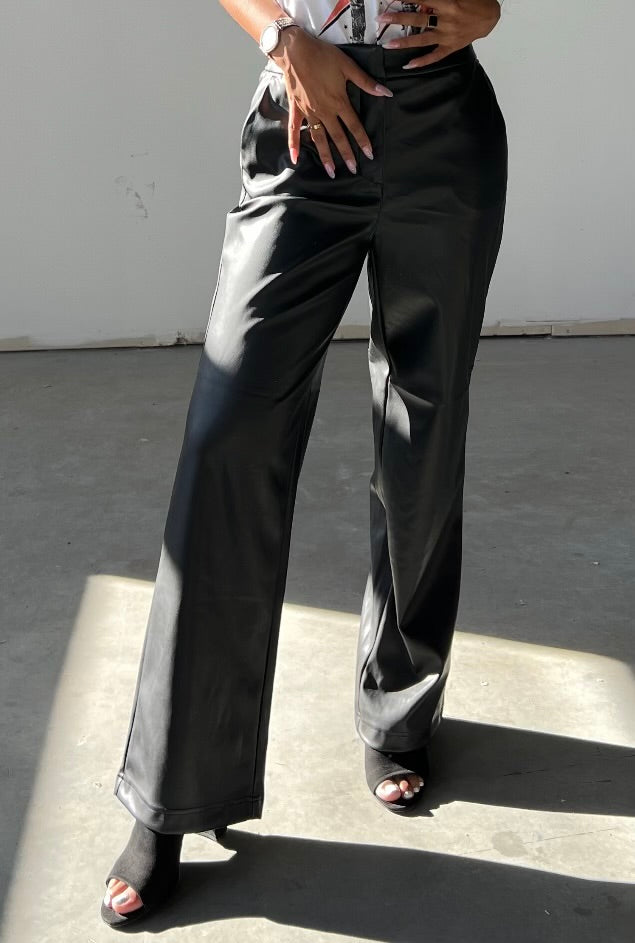 Blake Vegan Leather Trouser