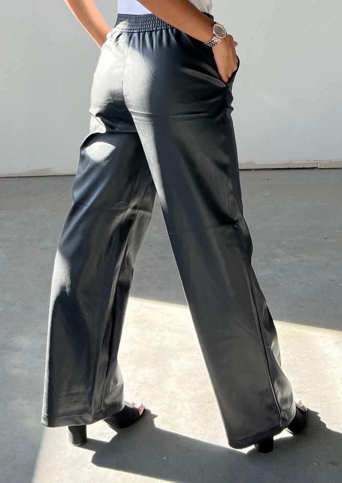 Blake Vegan Leather Trouser