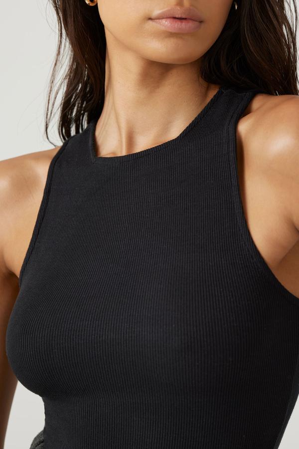 High Square Neck Tank