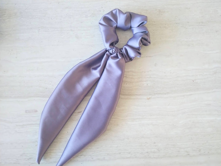 Satin Scrunchie Scarf