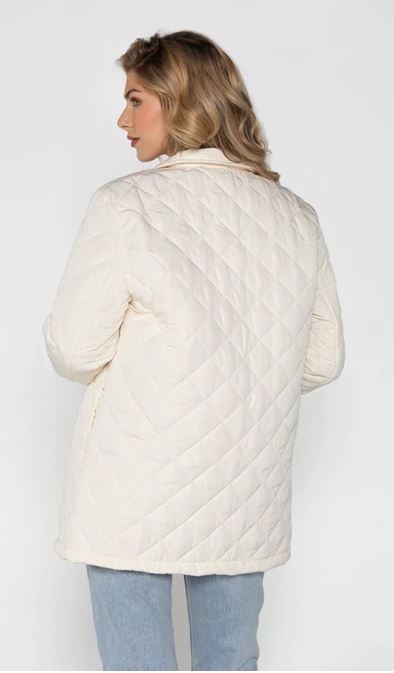 Quilt Snap Front Jacket