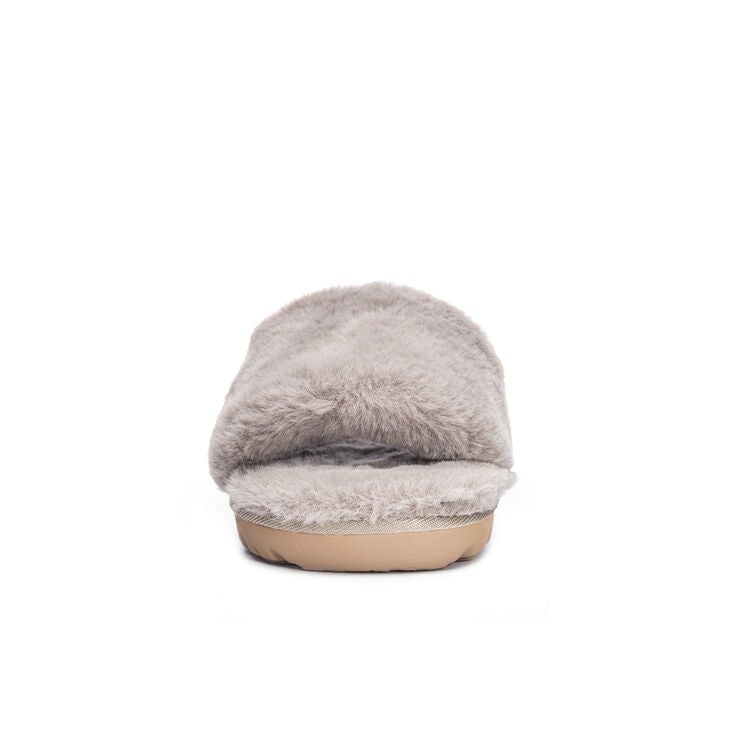 Rally Faux Fur Slide