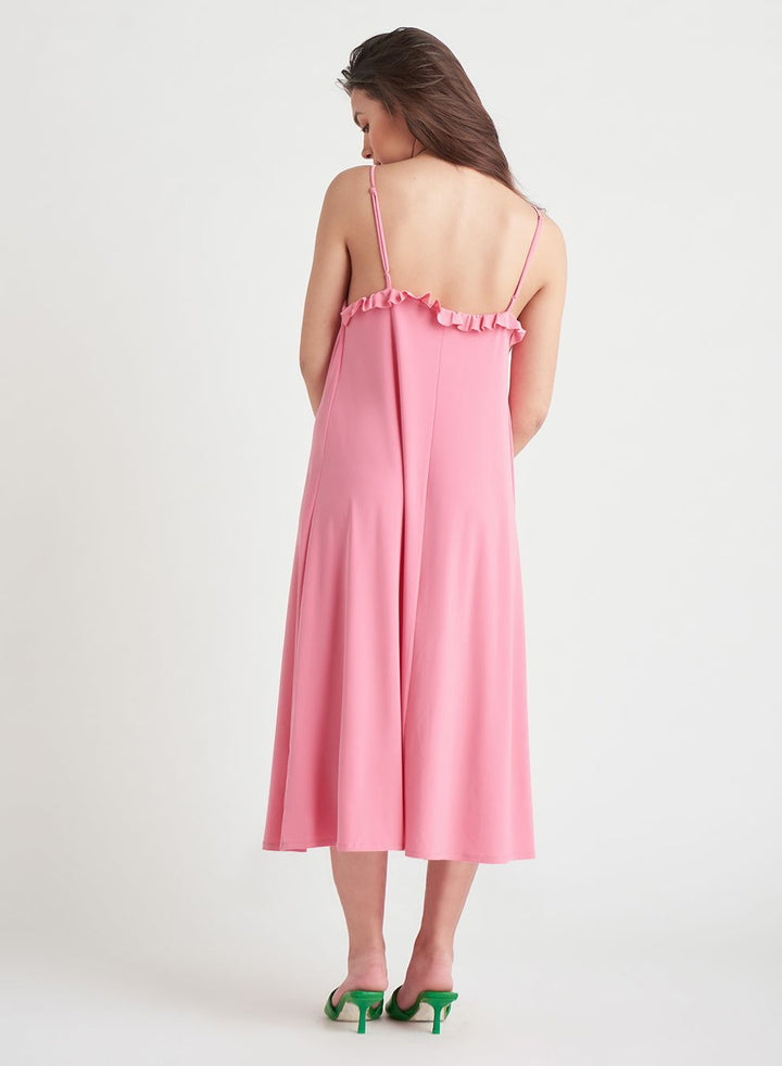 Ruffled Slip Dress