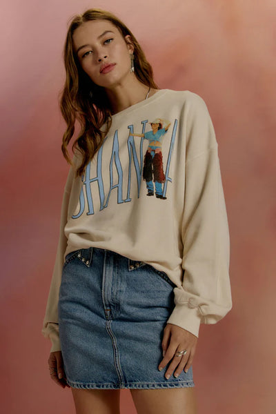 Shania Boots Been Under Oversized Crew