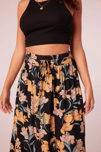 Saranya Floral Midi Skirt