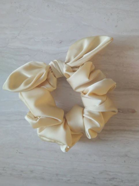 Satin Bow Scrunchie