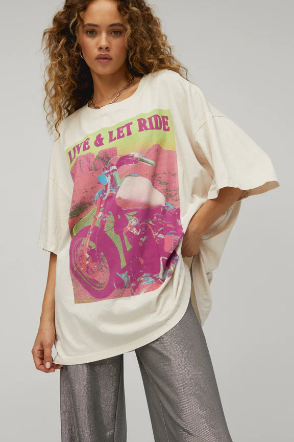 Live And Let Ride O/S Tee