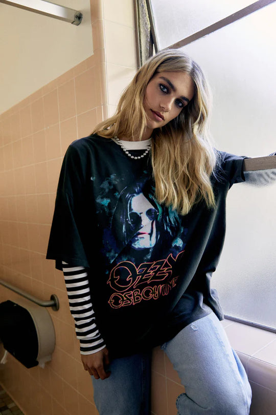 Ozzy No Rest For The Wicked One Size Tee