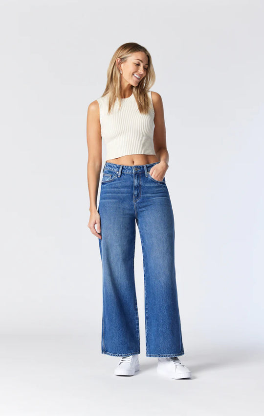 Miami Wide Leg Dark True Blue