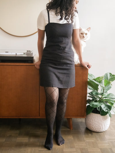 Eco Dotted Diamond Tights