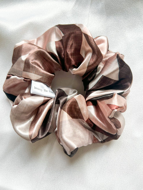 Winter Browns Scrunchie