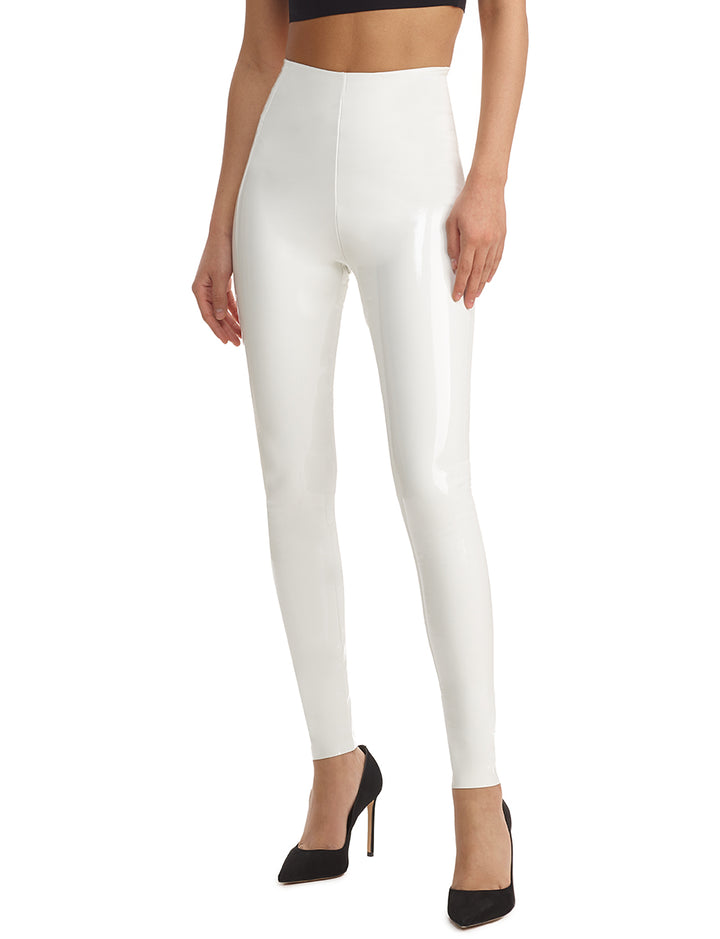 Faux Patent Leather Legging