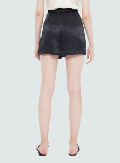 Carli Pleated Satin Short